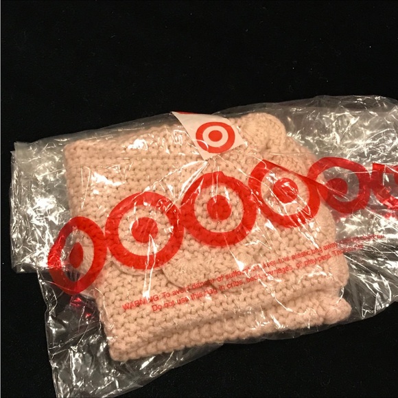 Soft Knit Baby Security Blanket Wood Ring Blush Pink - Hearth & Hand Magnolia - Picture 5 of 5